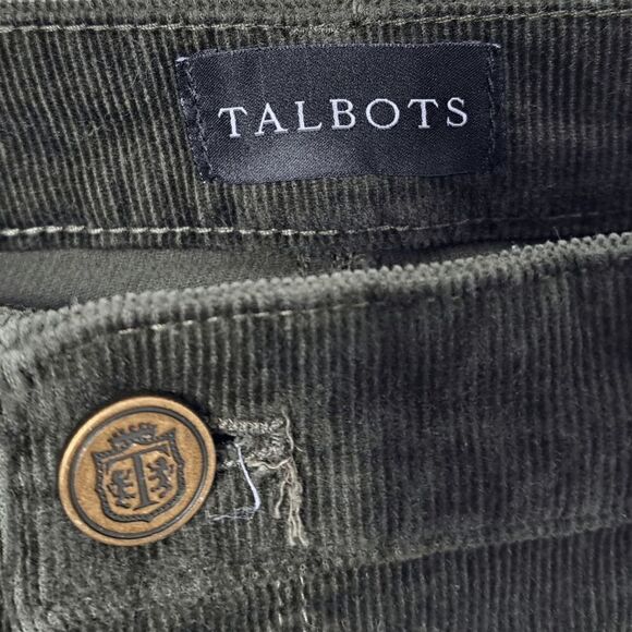 Talbots Corduroy Jegging in Deep Moss Green size 4 - Picture 6 of 8